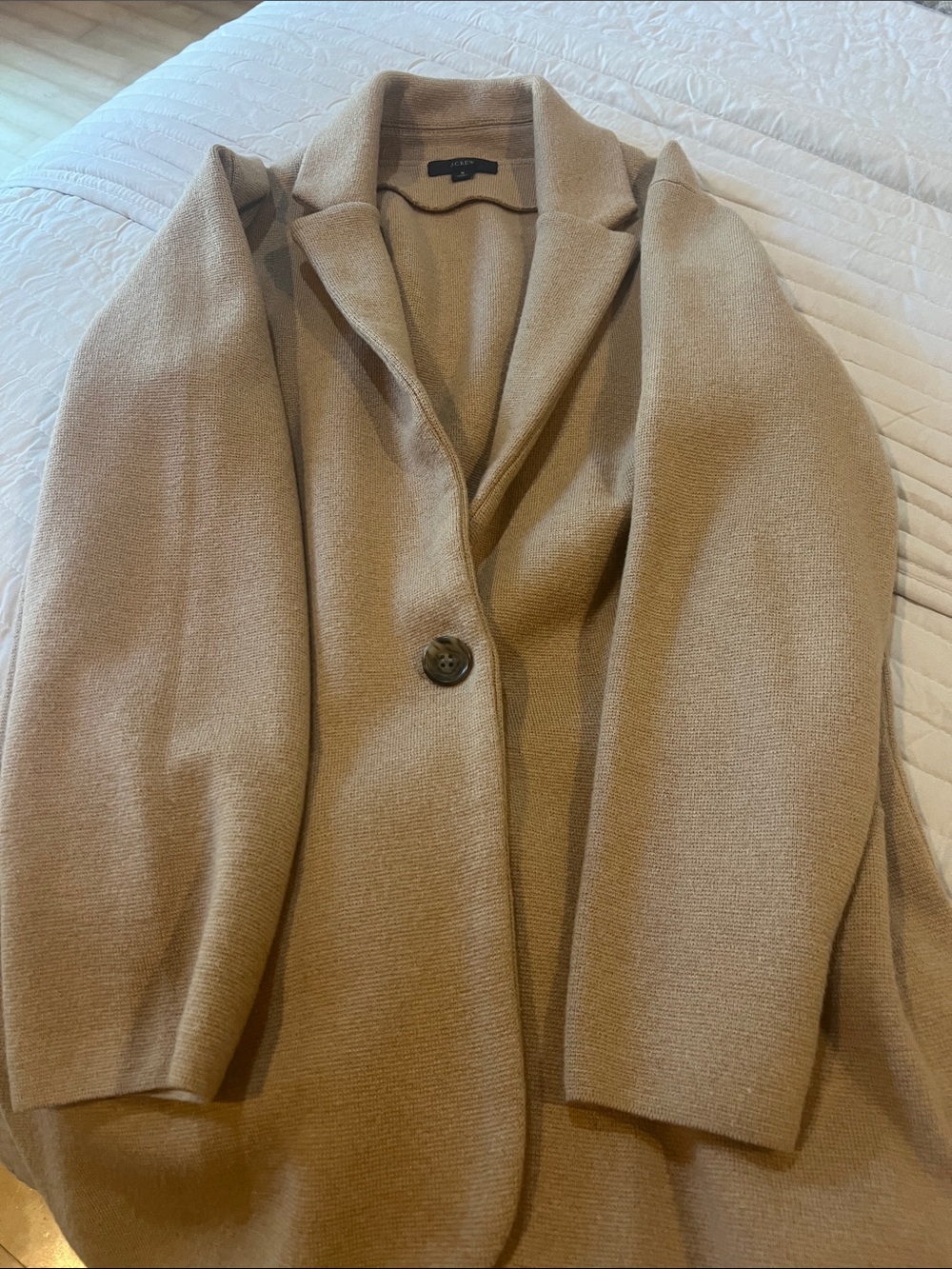 J. Crew Camel Single-Button Blazer